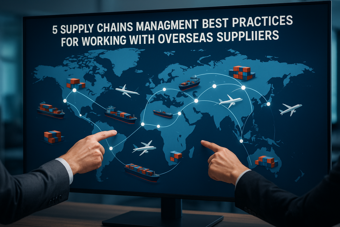 5 Supply Chains Management Best Practices for Working with Overseas Suppliers