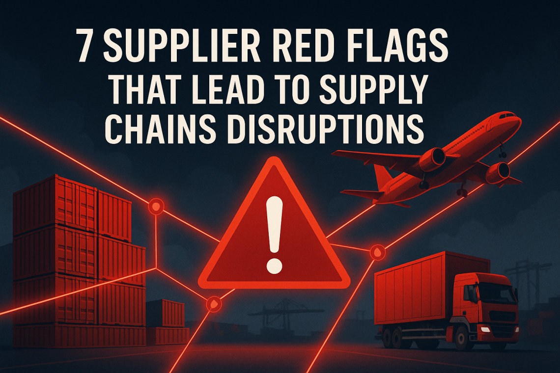7 Supplier Red Flags That Lead to Supply Chains Disruptions
